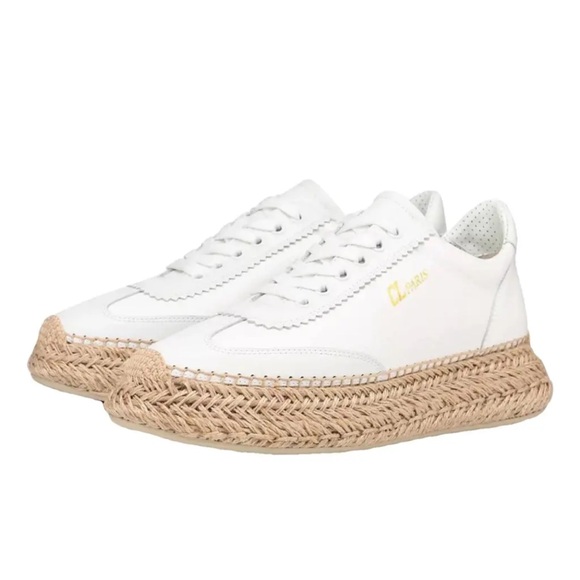 Christian Louboutin White Espadrille Sneakers - Picture 6 of 16